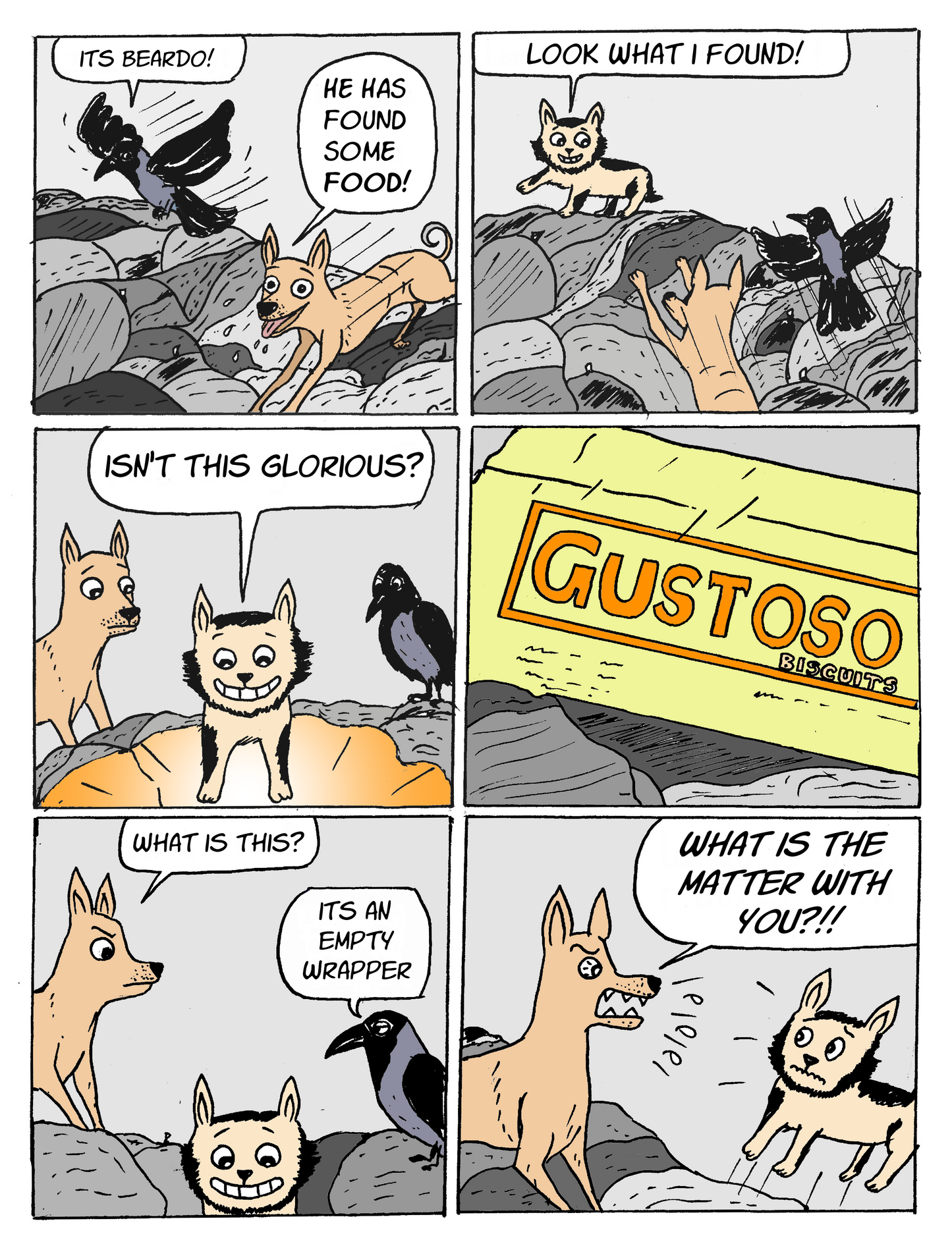 Gustoso! - The Adventures of Skinny, Beardo and Crow #1